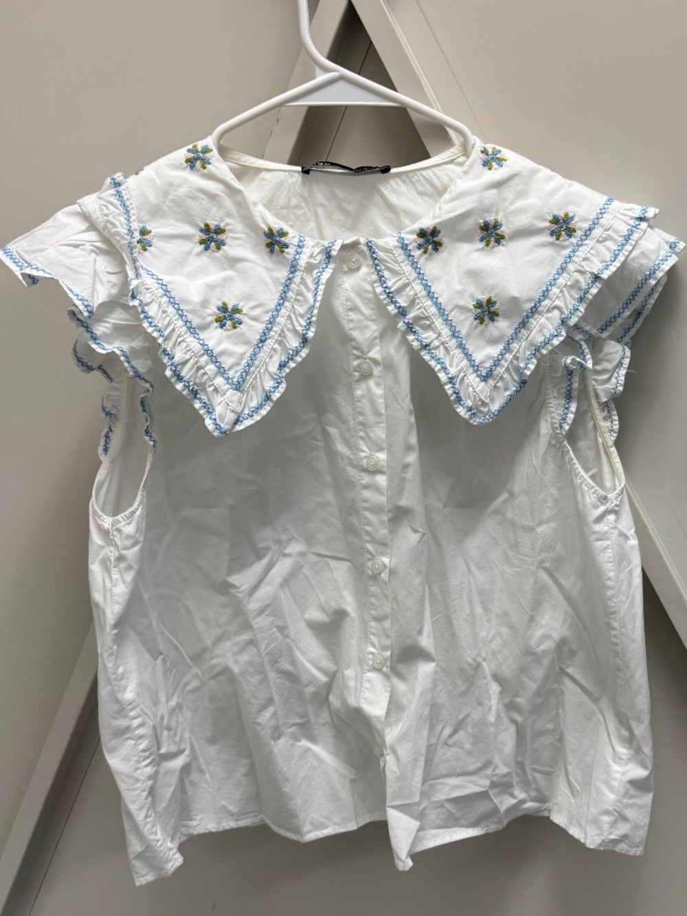 Zara Floral Blouse Size S